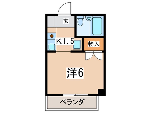 パ－ルハウスの物件間取画像